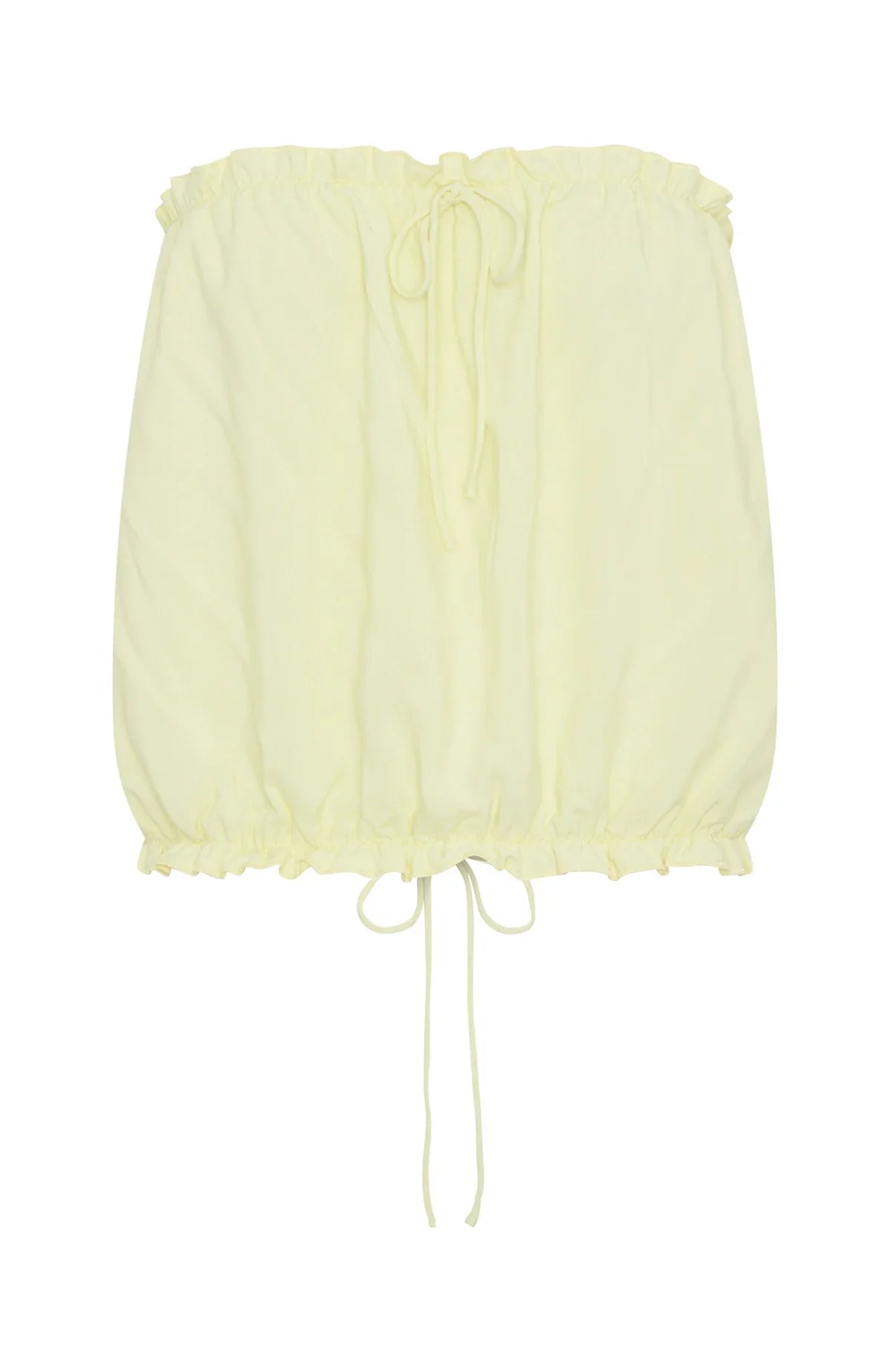 Golden Child Strapless Top Lemon