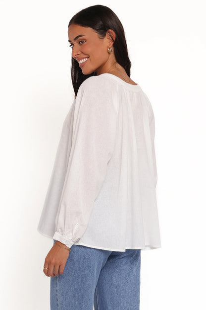 Irisa Shirt White