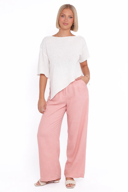 Ardena Boucle Knit Top Cream