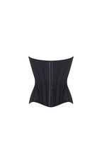 Chic low waist black fitted corset Midnight Walk