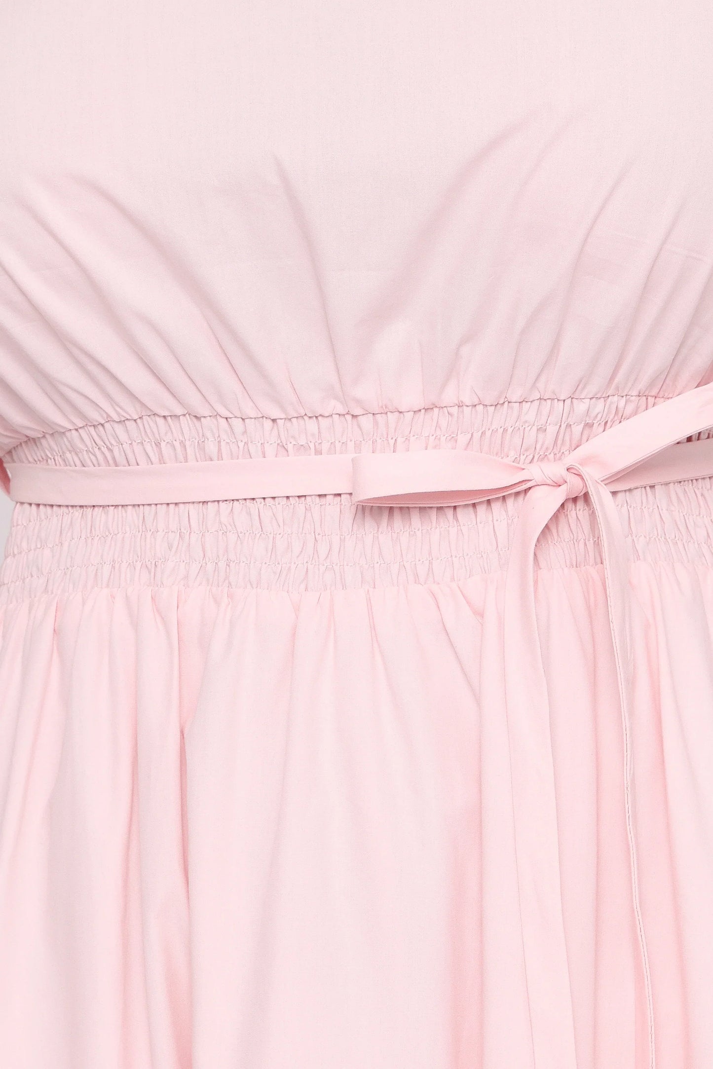 Nellie Midi Dress Petal Pink