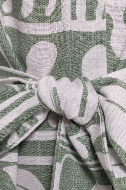 Tansy Romper Sage Print