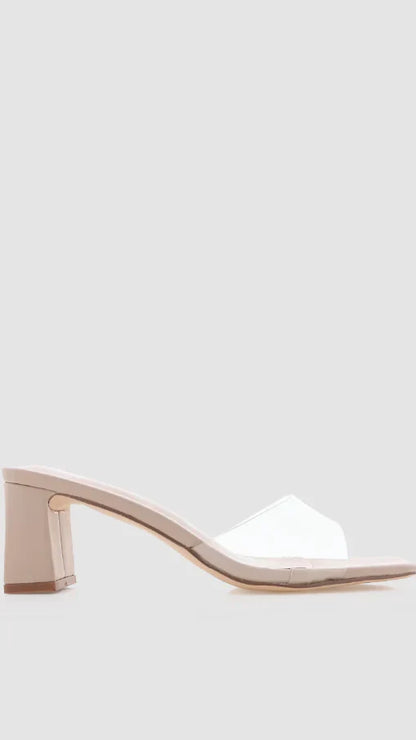 Finbar Heel Clear Nude