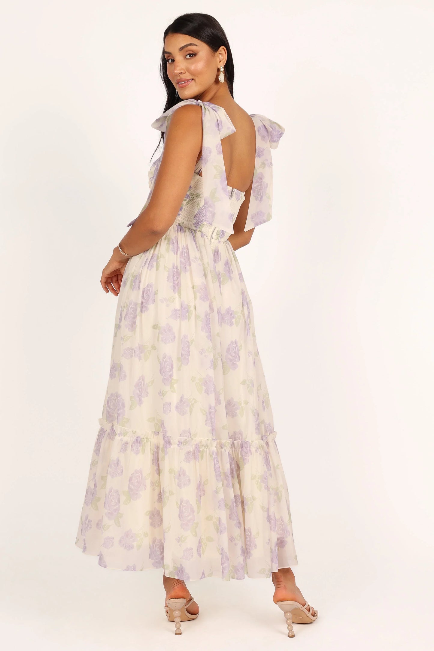 Floret Midi Dress Lavender