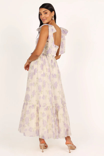 Floret Midi Dress Lavender