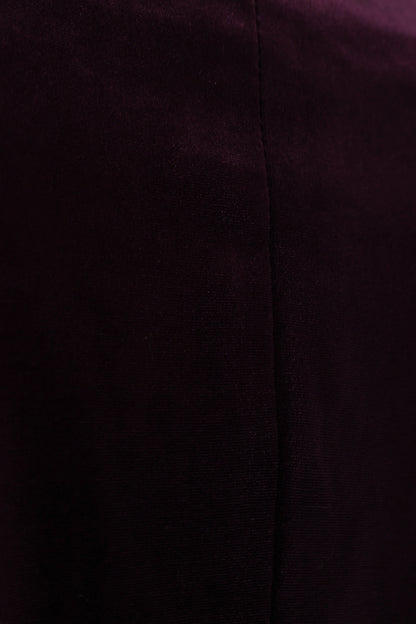 Vera Velvet Blazer Plum