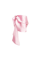 Pink organza off shoulder blouse with meringue flounces Xo Xo