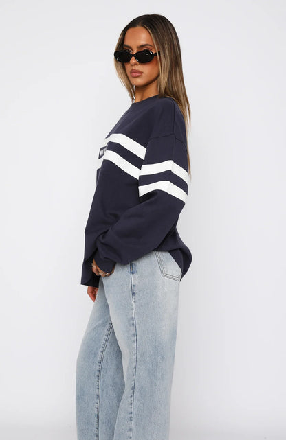 Youre My Inspiration Long Sleeve Tee Navy