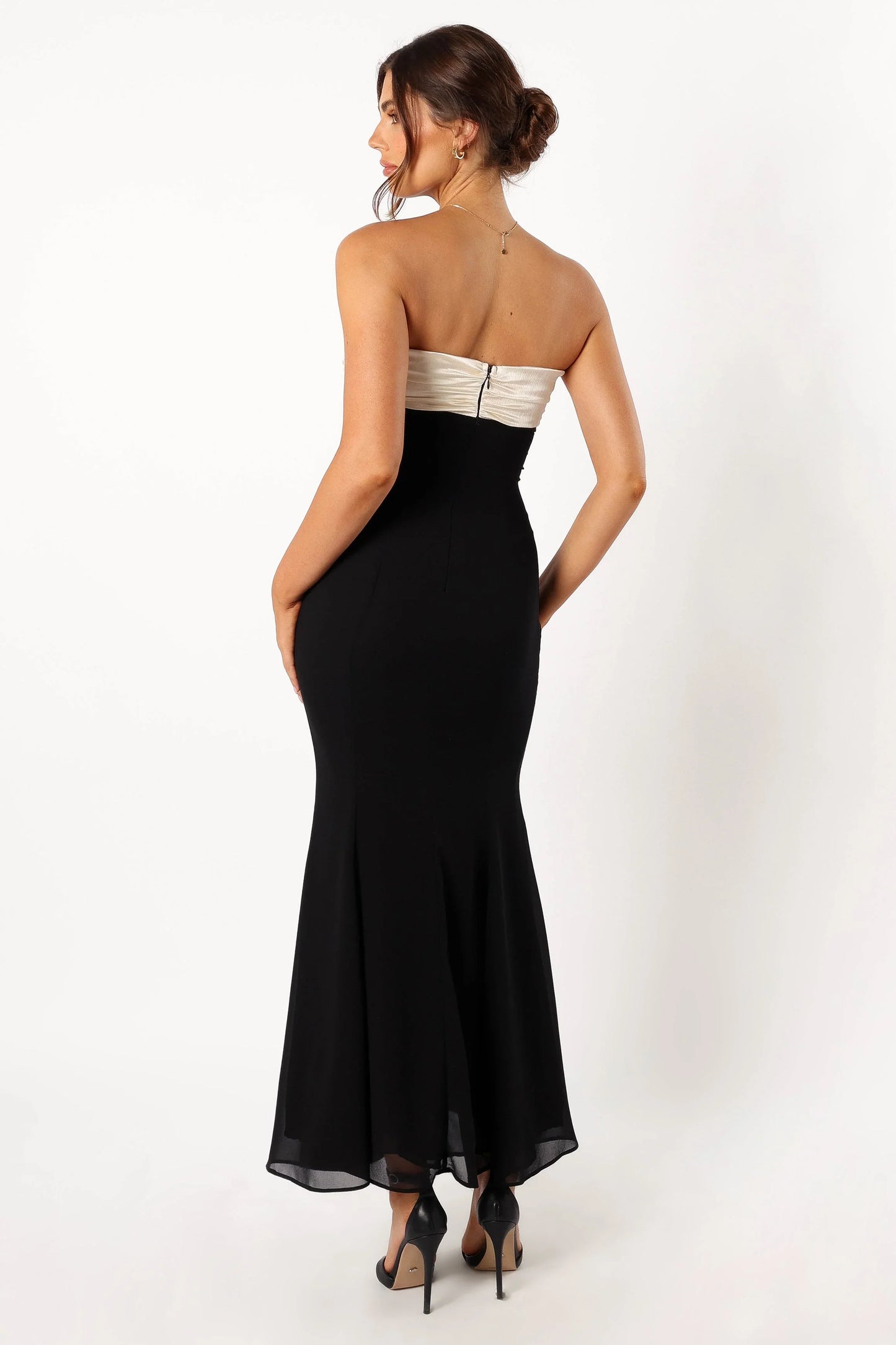 Cecilia Strapless Maxi Dress Black