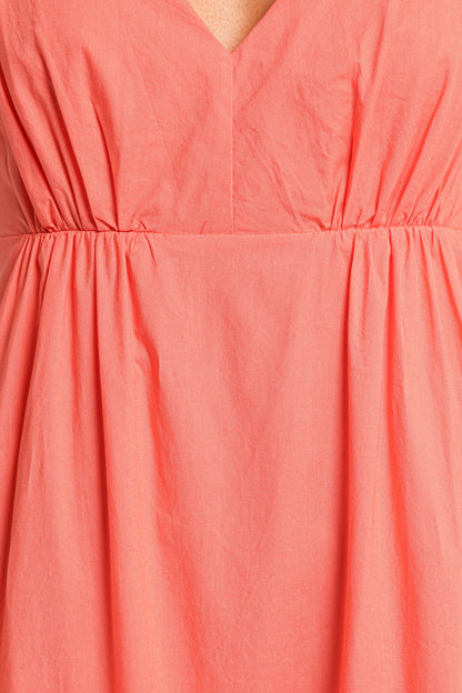 Forbes Maxi Dress Coral