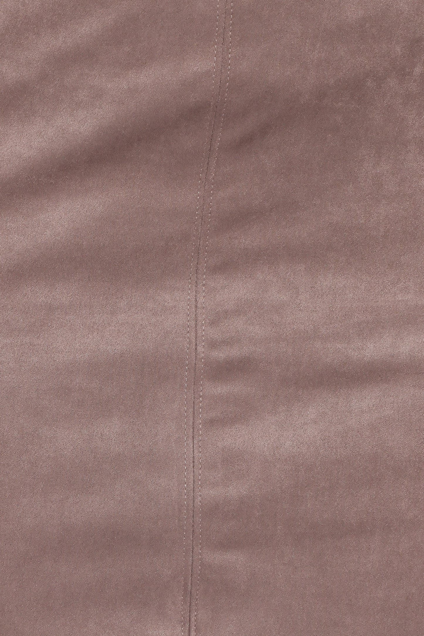 Una Suede Midi Skirt Mushroom