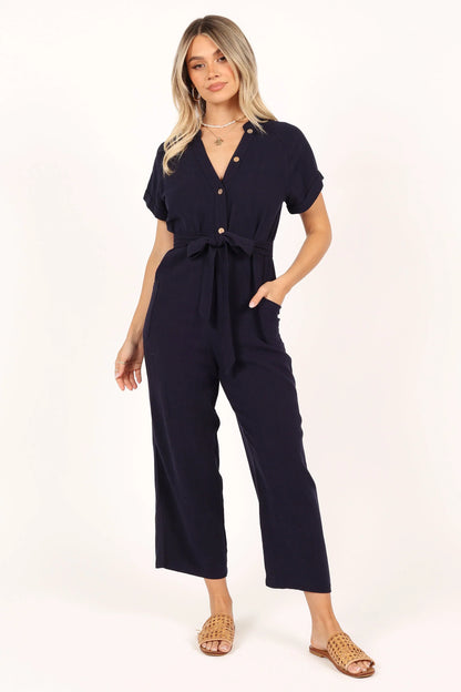 Archie Jumpsuit Navy