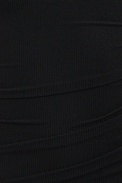 Spencer Off Shoulder Midi Dress Black