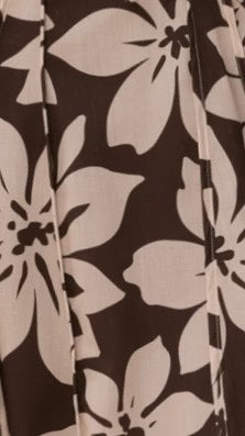 Bree Mini Dress Chocolate Floral