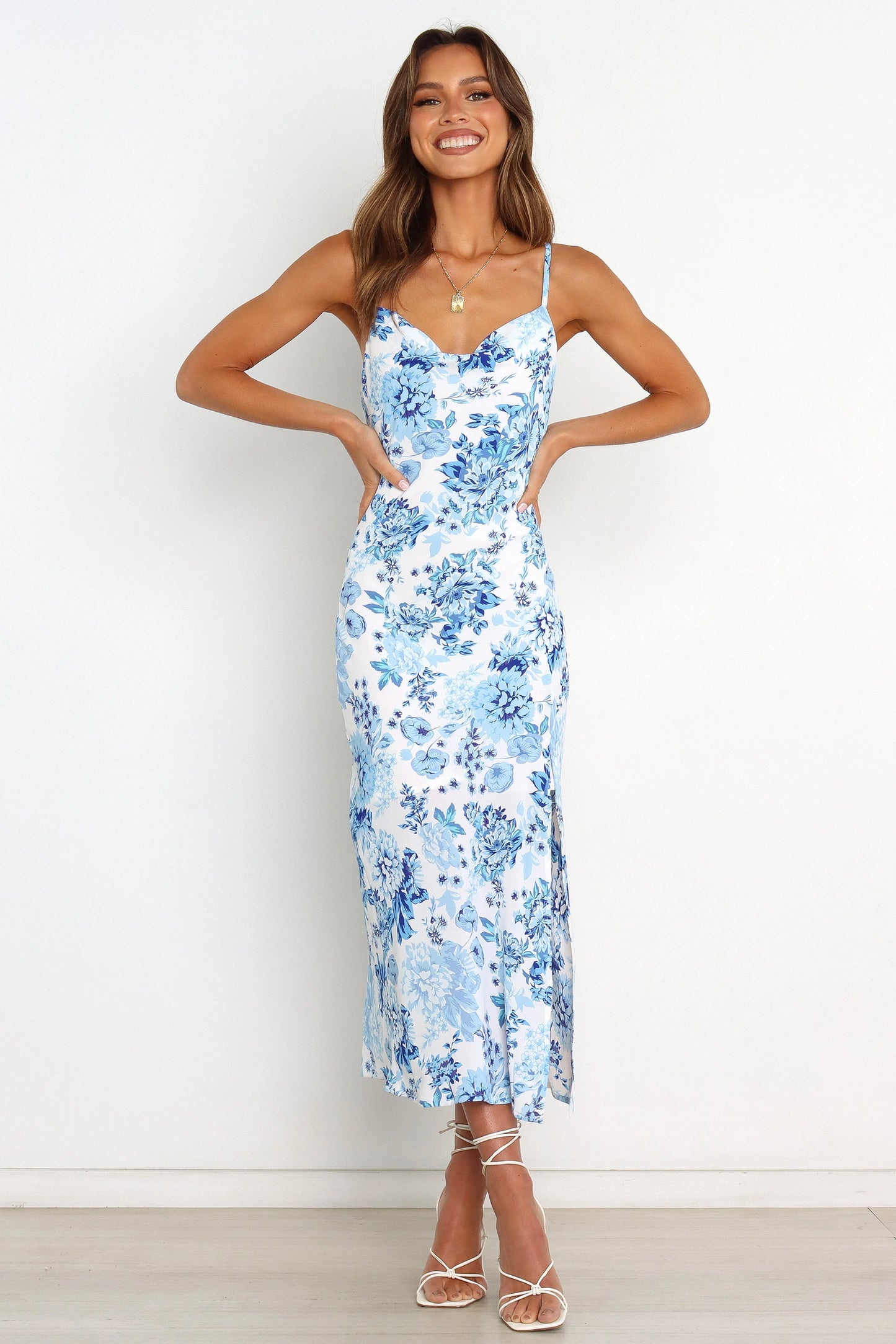 Yelena Dress Blue
