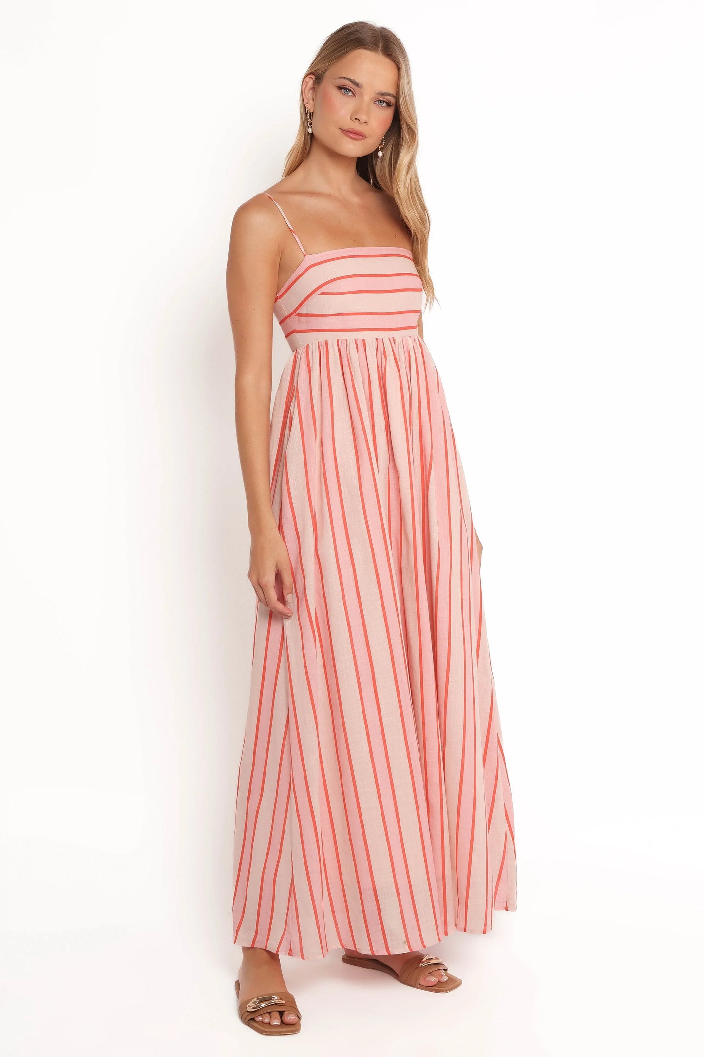 Odessa Maxi Dress Pink Stripe