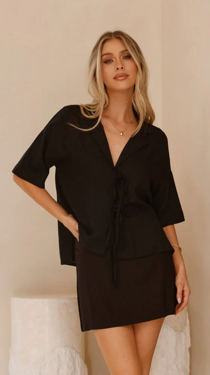 Louise Top Black