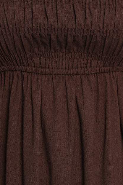 Lanna Maxi Dress Chocolate