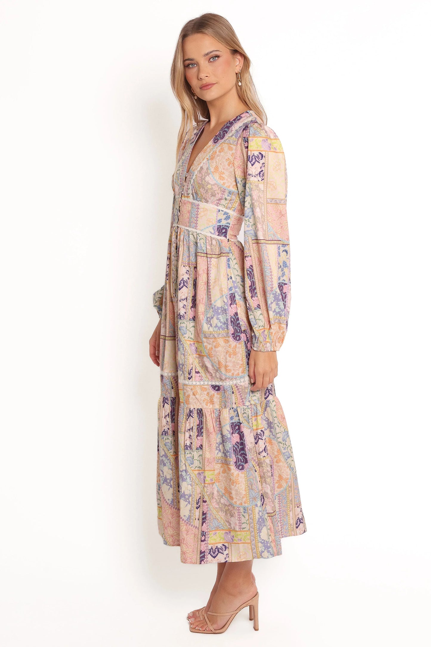 Ariella Maxi Dress Patchwork