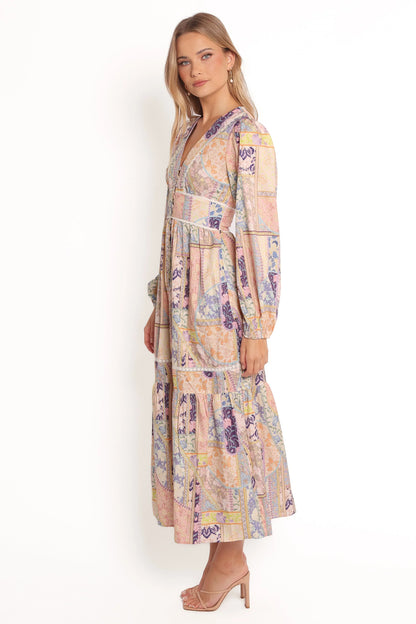 Ariella Maxi Dress Patchwork