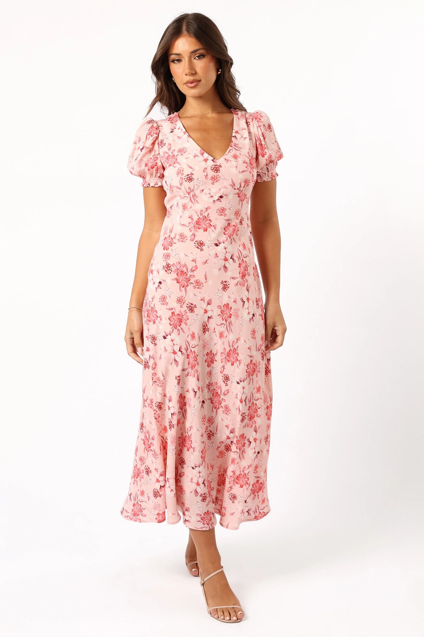 Sandra Midi Dress Blushed Garden