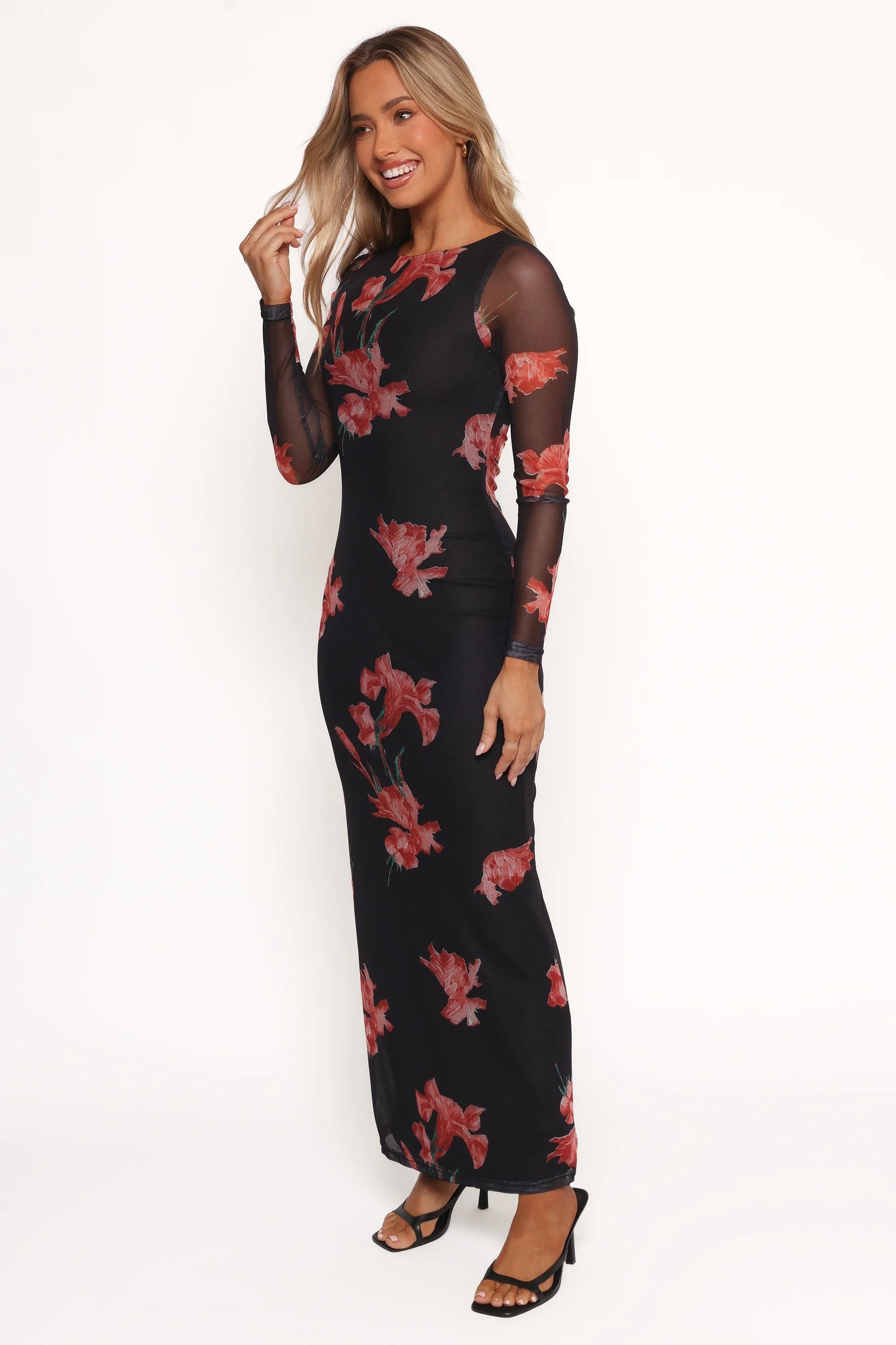 Hilda Maxi Dress Black Floral
