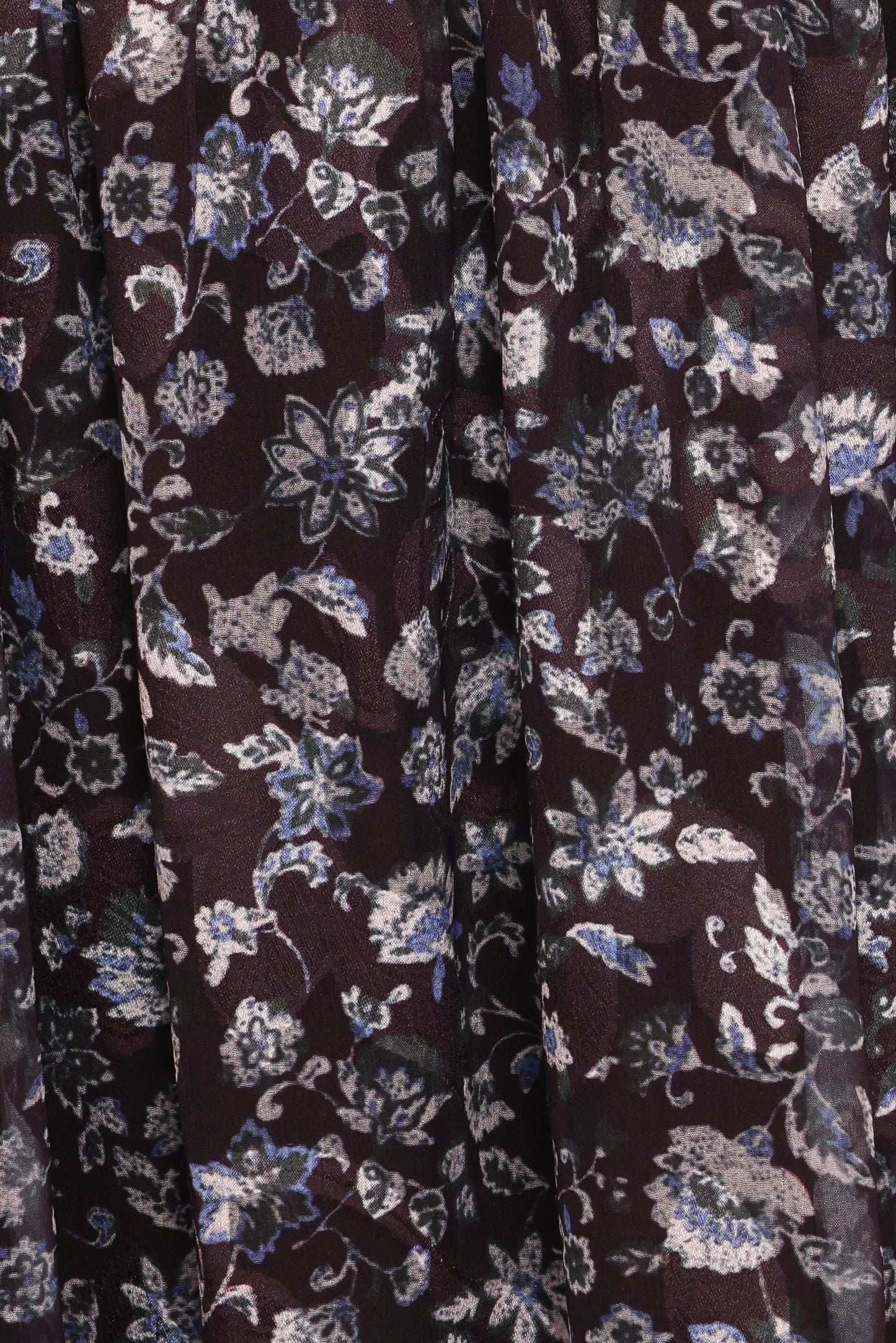 Myles Maxi Dress Brown Blue Floral