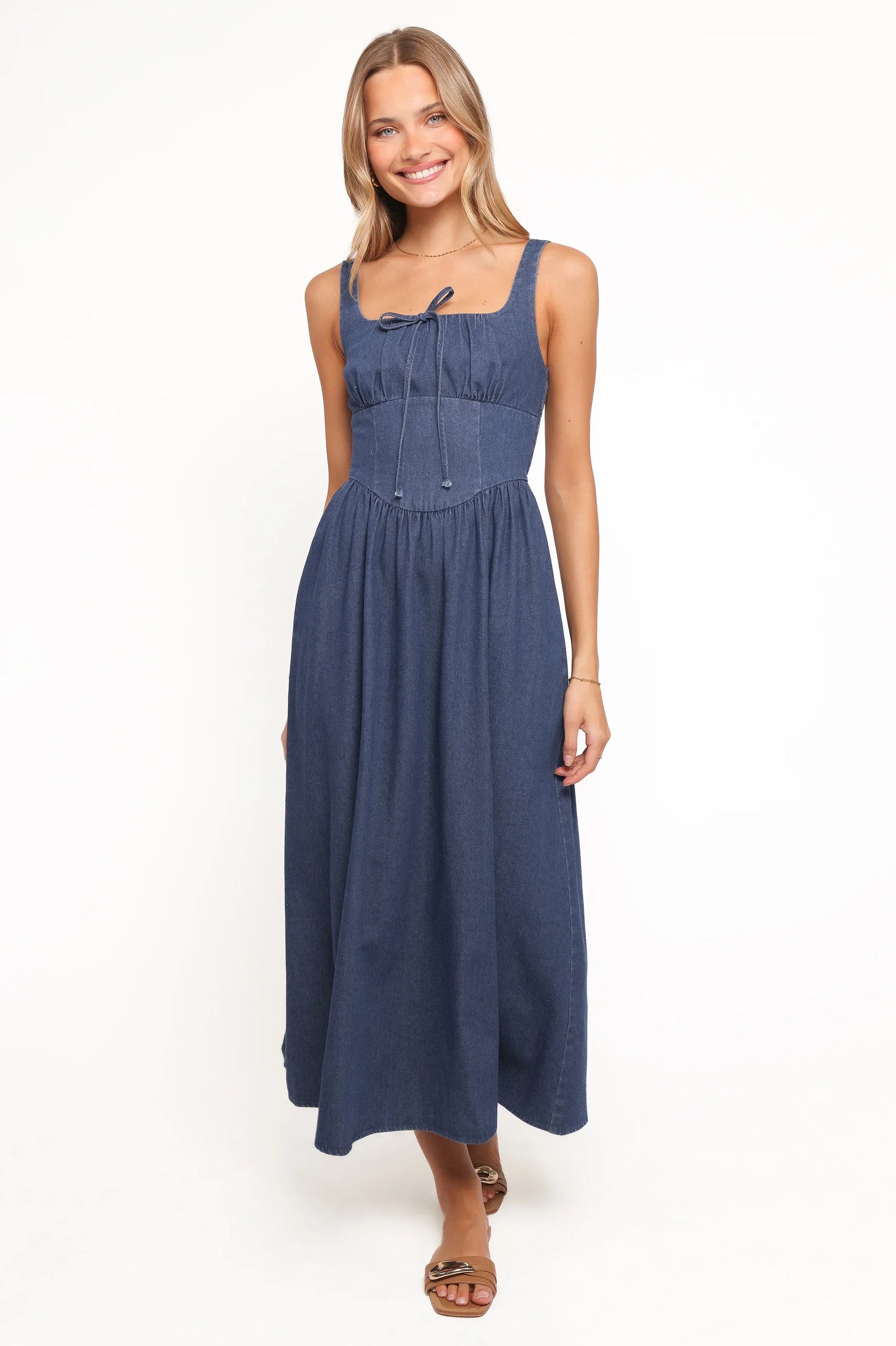 Kinslee Midi Dress Denim