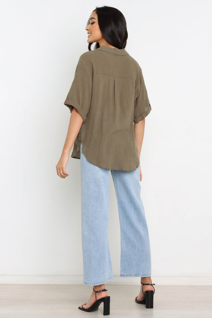 Dion Top Olive