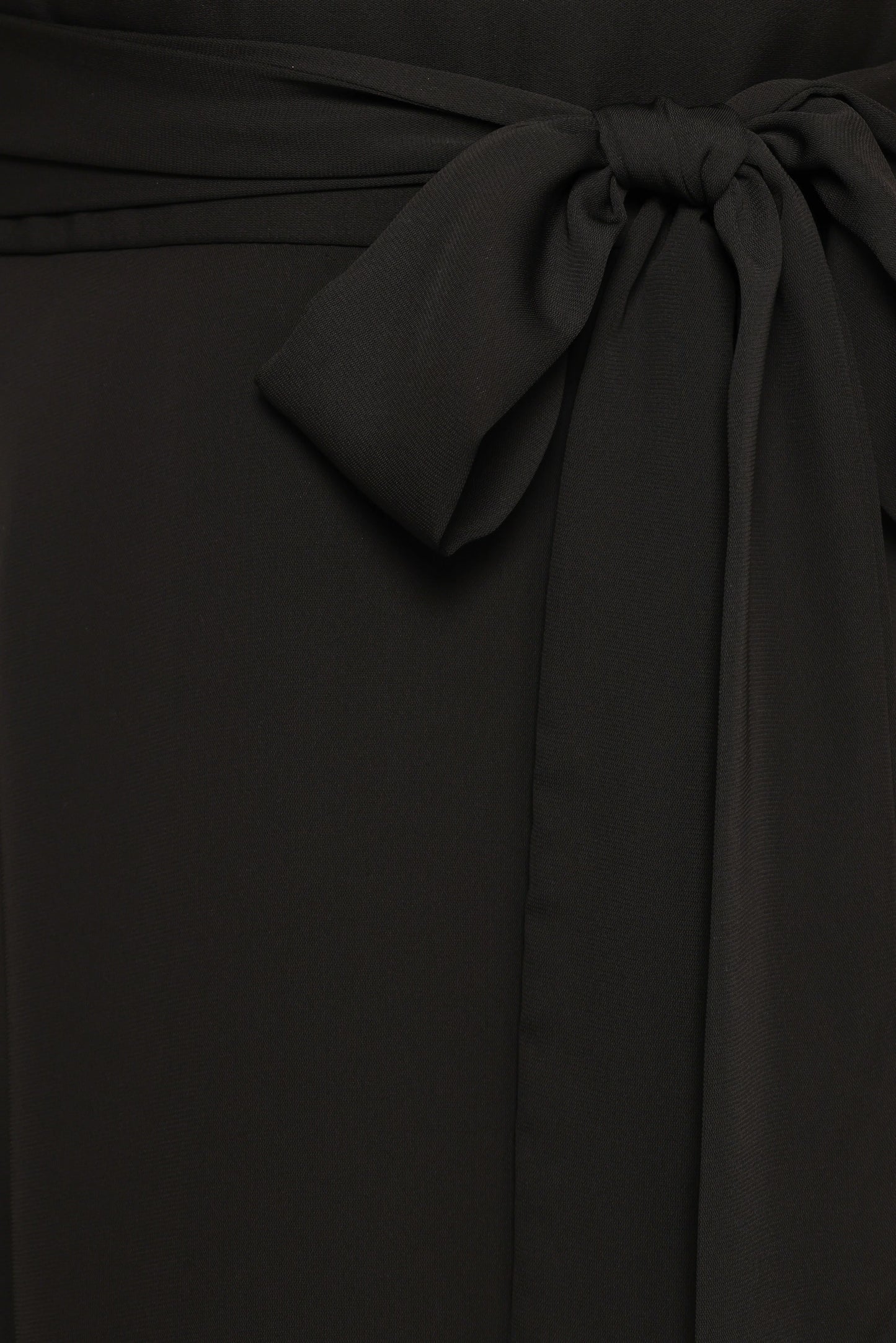 Maverick Wrap Maxi Dress Black