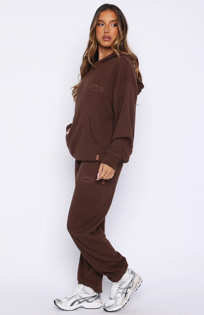 Moving Out Waffle Sweatpants Chocolate