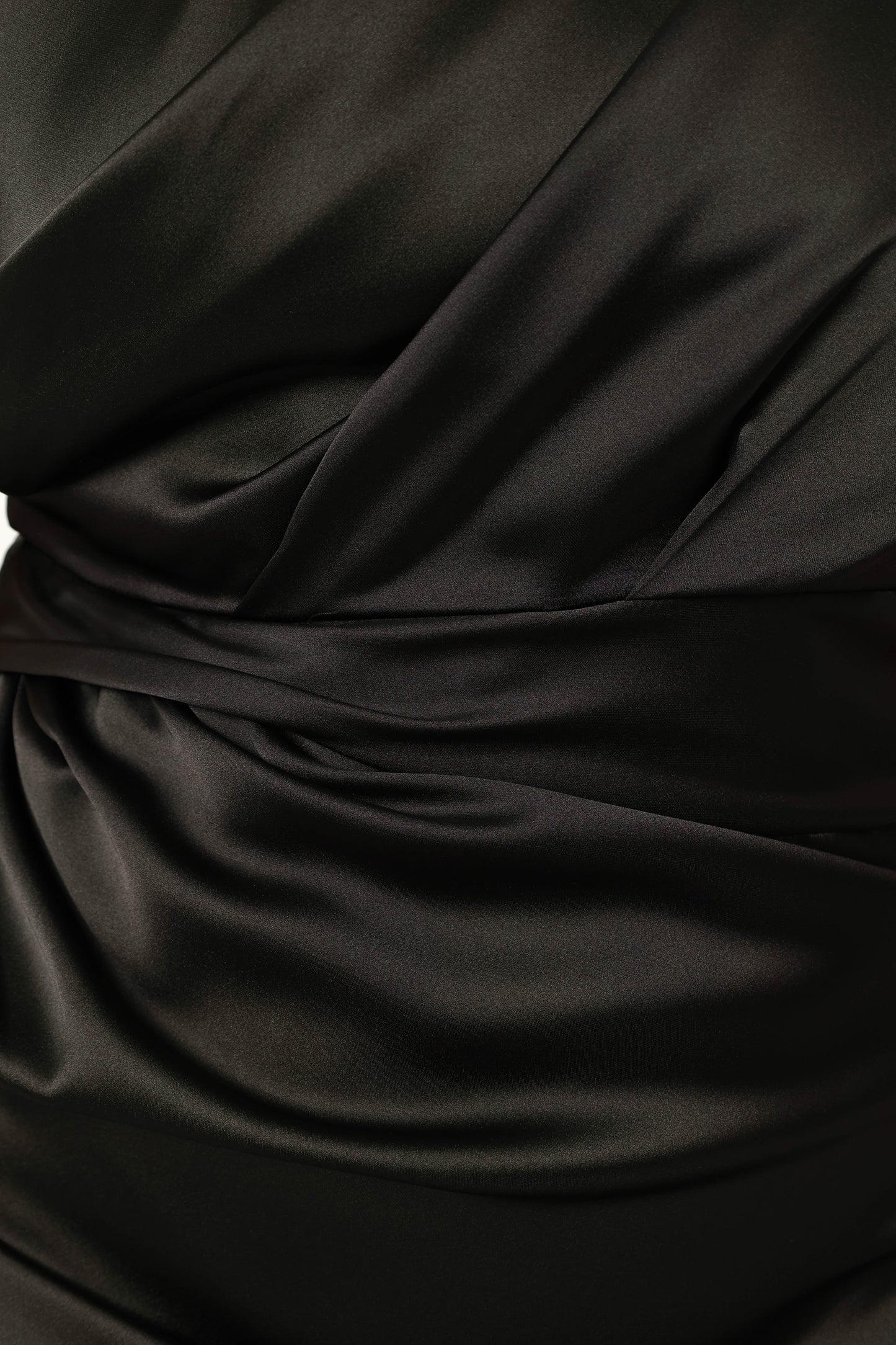 Nadia One Shoulder Maxi Dress Black