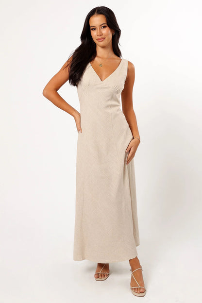 Adren Midi Dress Oatmeal