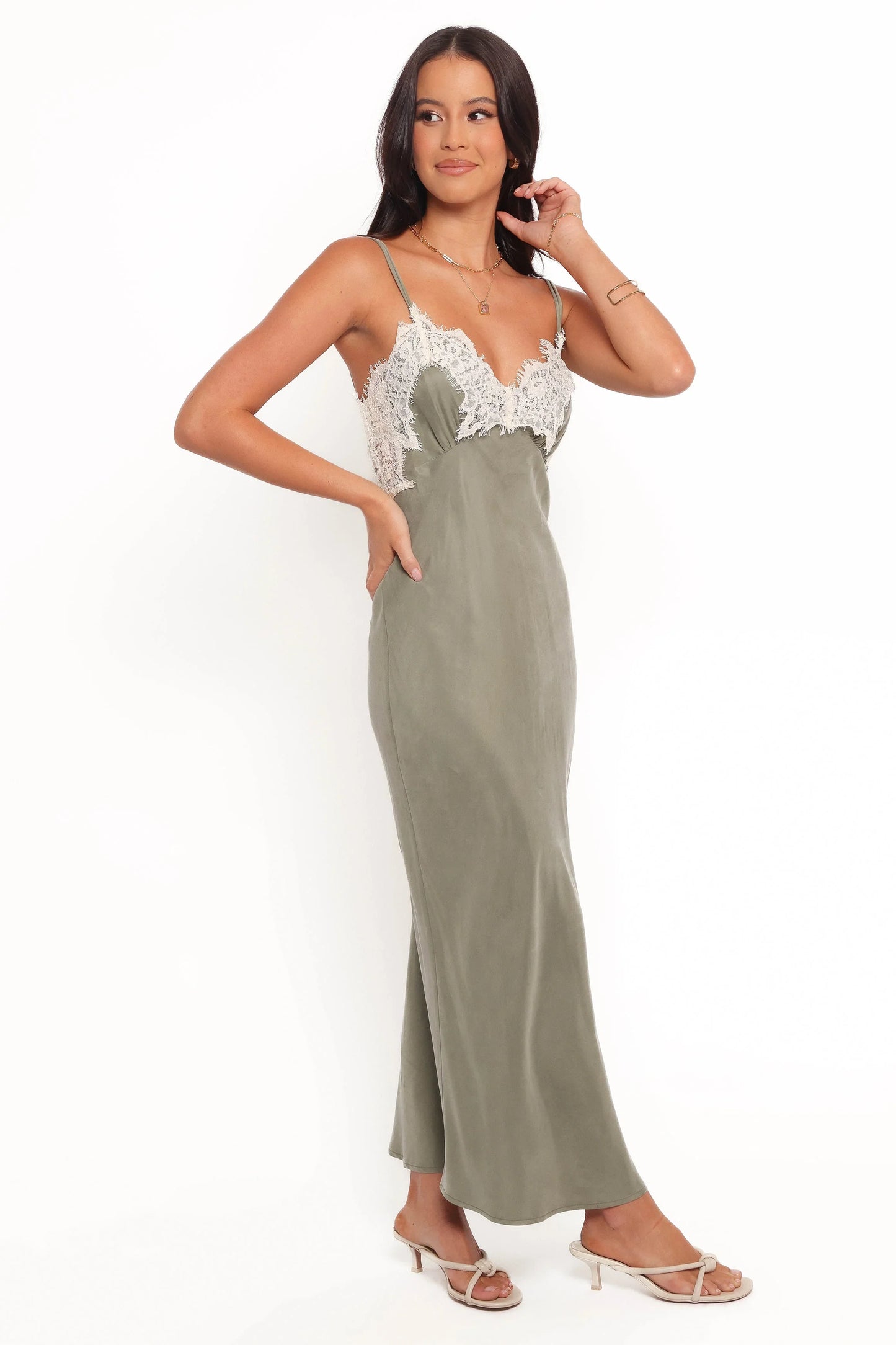 Alita Midi Dress Olive