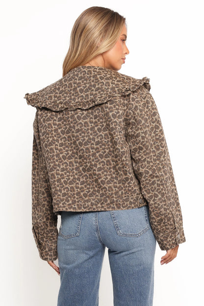Jaelle Leopard Print Jacket Leopard