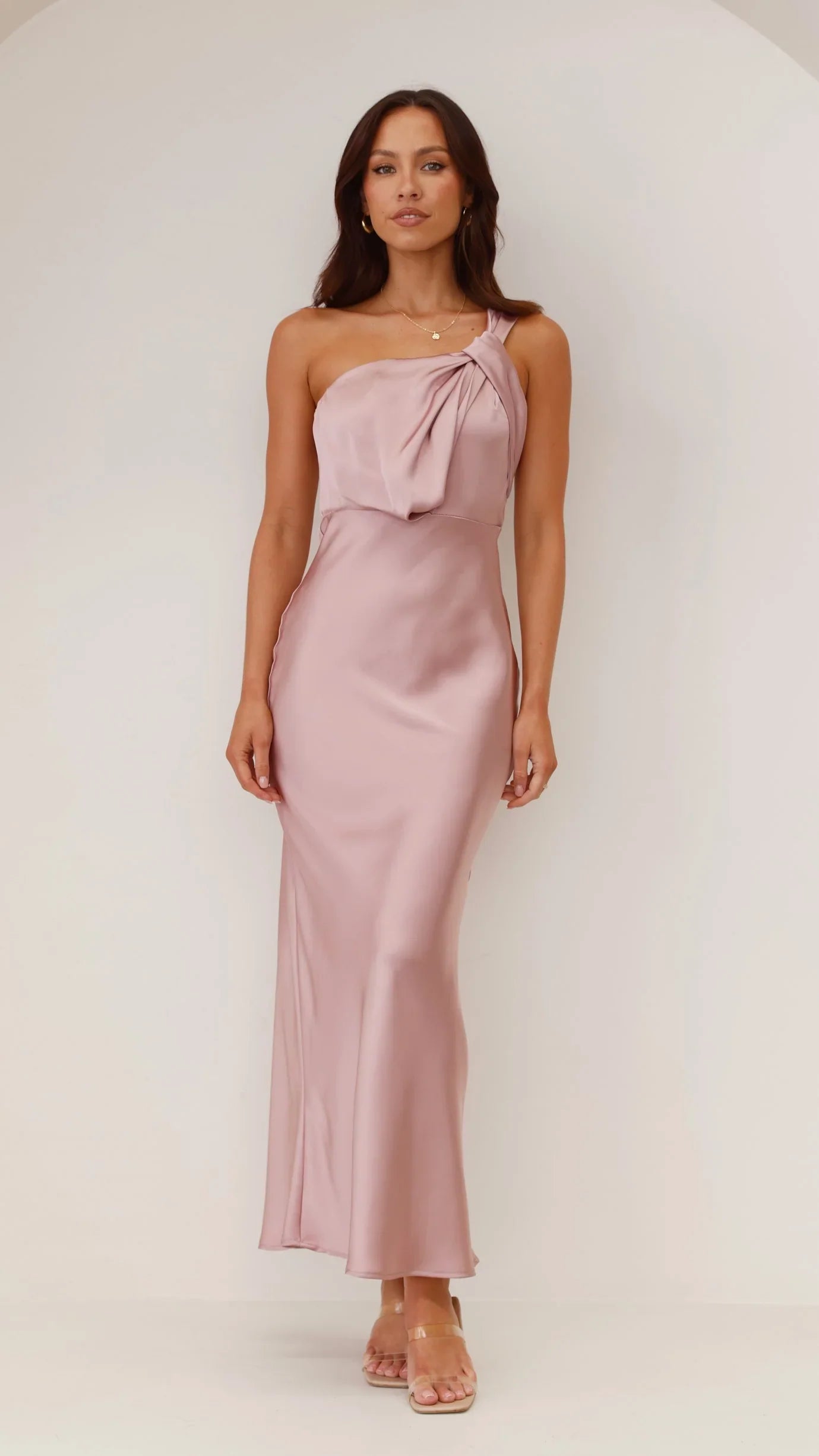 Greta Maxi Dress Dusty Pink