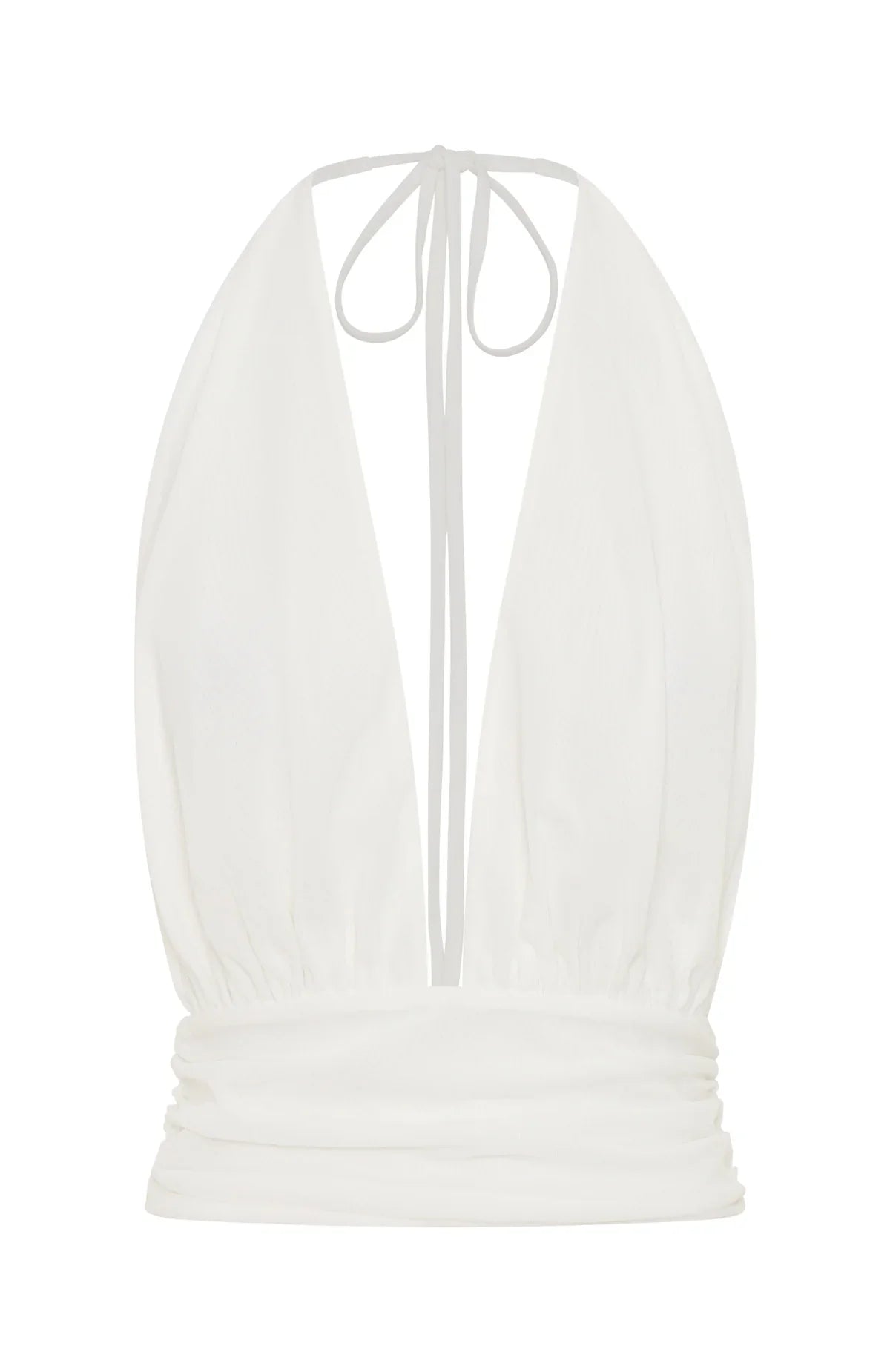 Dolce Dreams Halter Top Off White