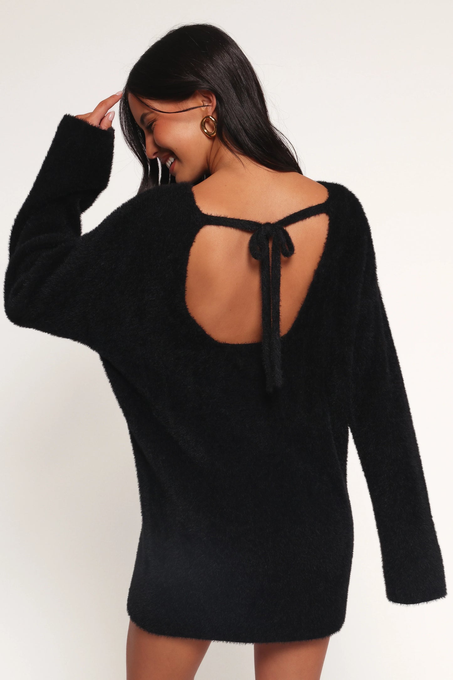 Mitchell Knit Mini Dress Black