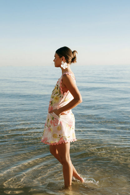 Calliope Mini Dress Acacia Blossom