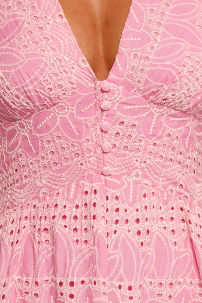 Tani Midi Dress Pink