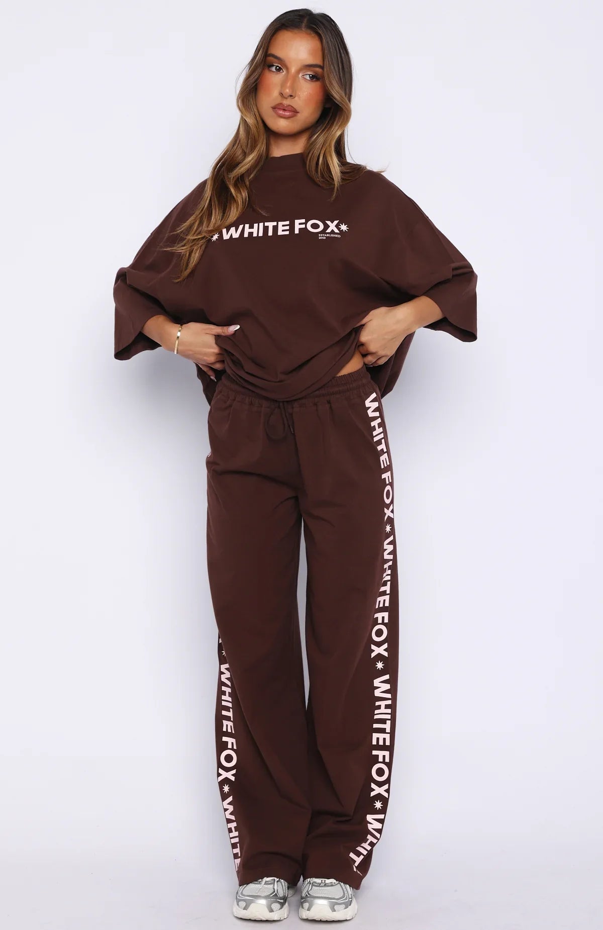 Tender Hearts Oversized Tee Chocolate
