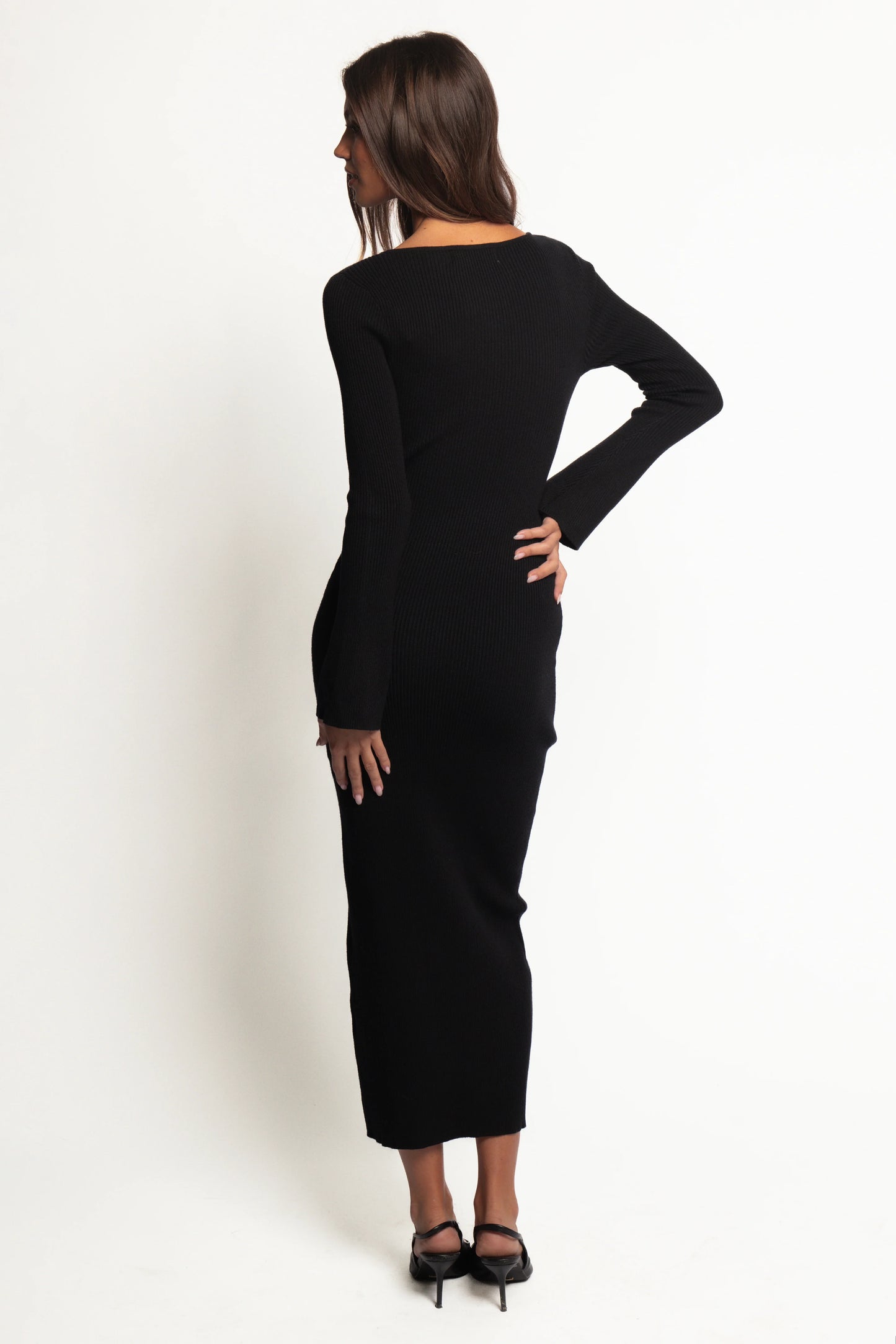 Maxwell Knit Maxi Dress Black