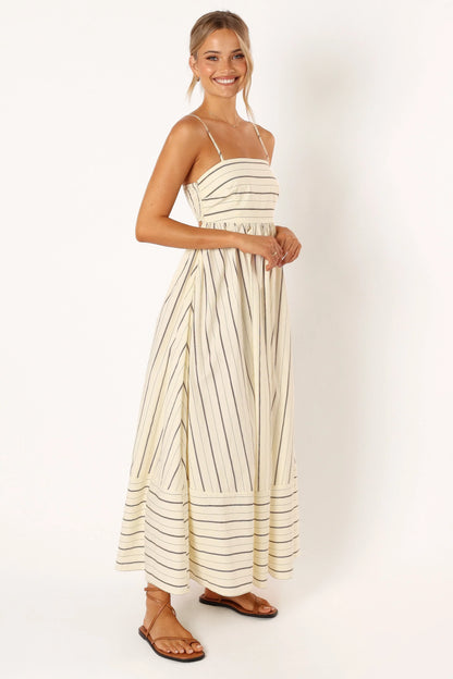Pixie Maxi Dress Beige Tan