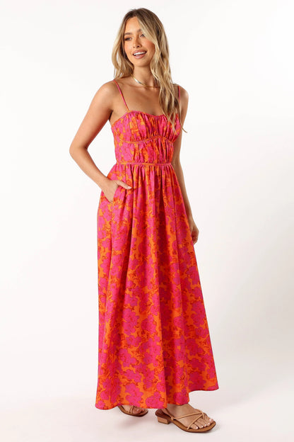Kelani A Line Midi Dress Ambrosia