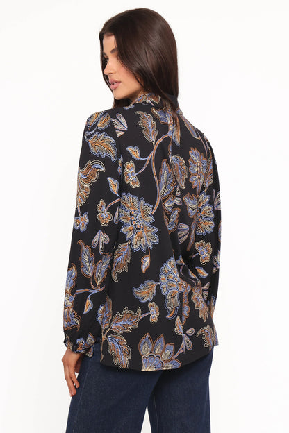 Bennett Shirt Black Floral