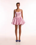 Adorable pink mini dress with puffy skirt Glow Up