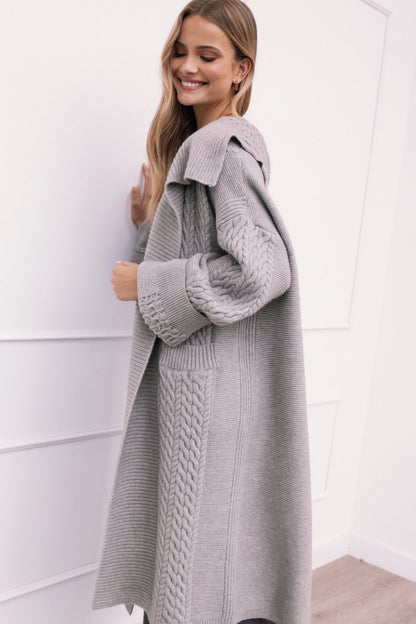 Soma Oversized Open Front Cardigan Grey