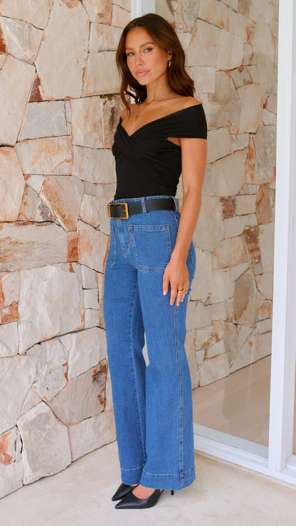 Haiku Bodysuit Black