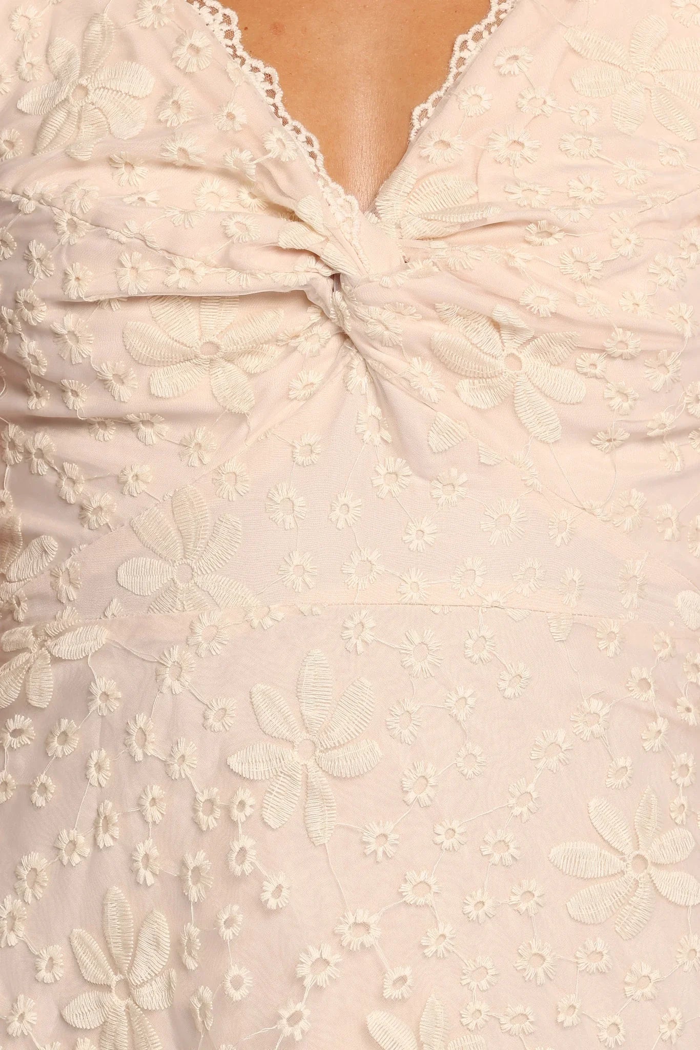 Louise Midi Dress Cream