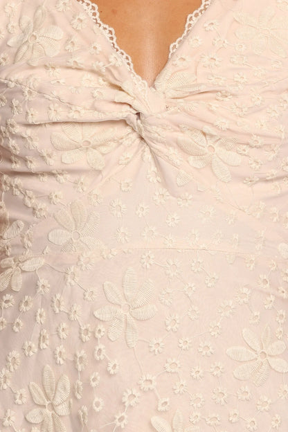 Louise Midi Dress Cream
